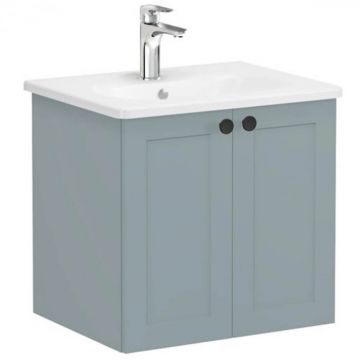 Unitate de baza lavoar baie, cu usi 60cm mat fijord green, cu rounded lavoar   chiuveta baie   68697