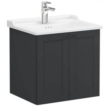 Unitate de baza lavoar baie, cu usi 60cm mat graphite, cu classical lavoar   chiuveta baie   68705