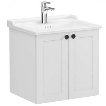 Unitate de baza lavoar baie, cu usi 60cm mat gri deschis, cu classical lavoar   chiuveta baie   68702