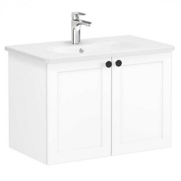 Unitate de baza lavoar baie, cu usi 80cm, alb mat, cu rounded lavoar   chiuveta baie   68715