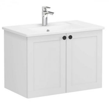 Unitate de baza lavoar baie, cu usi 80cm, mat gri deschis, cu angular lavoar   chiuveta baie   68709