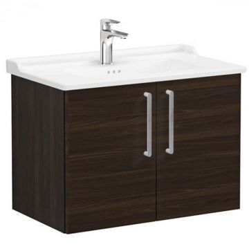 Unitate de baza lavoar baie, cu usi 80cm, walnut, cu classical lavoar   chiuveta baie   68164