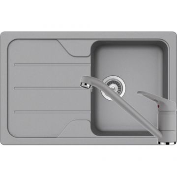 Chiuveta Bucatarie De Granit - Schock FORMHAUS D-100S + baterie COSMO - Culoare croma