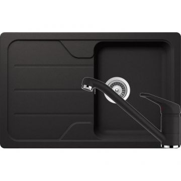 Chiuveta Bucatarie De Granit - Schock FORMHAUS D-100S + baterie COSMO - Culoare Nero