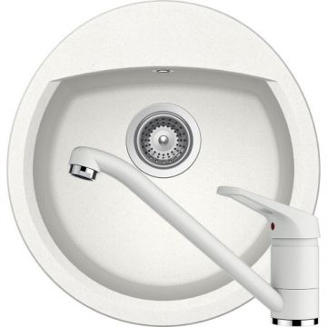 Chiuveta Bucatarie De Granit - Schock MANHATTAN R-100 + baterie COSMO - Culoare alpina