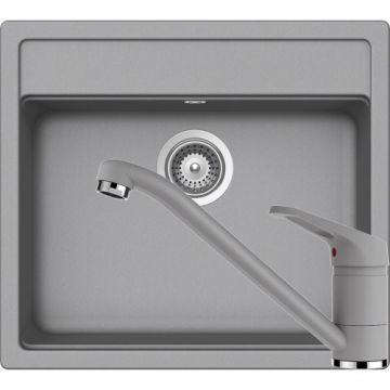 Chiuveta Bucatarie De Granit - Schock NEMO N-100 + baterie COSMO - Culoare croma