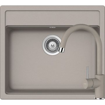 Chiuveta Bucatarie De Granit - Schock NEMO N-100 + baterie PLUTOS - Culoare betton