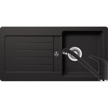 Chiuveta Bucatarie De Granit - Schock TYPOS D-100S + baterie COSMO - Culoare Nero