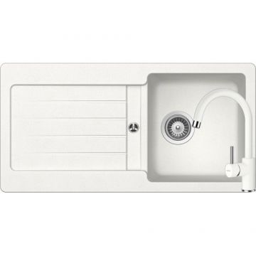 Chiuveta Bucatarie De Granit - Schock TYPOS D-100S + baterie PLUTOS - Culoare Sabbia