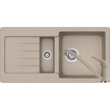 Chiuveta Bucatarie De Granit - Schock TYPOS D-150S + baterie COSMO - Culoare Sabbia