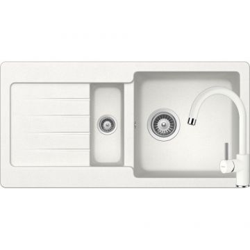 Chiuveta Bucatarie De Granit - Schock TYPOS D-150S + baterie PLUTOS - Culoare alpina