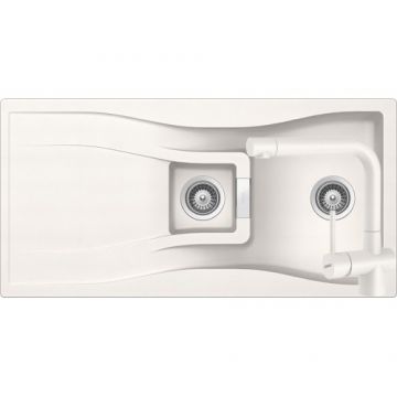 Chiuveta Bucatarie De Granit - Schock WATERFALL D-150 + baterie Laios - Culoare polaris