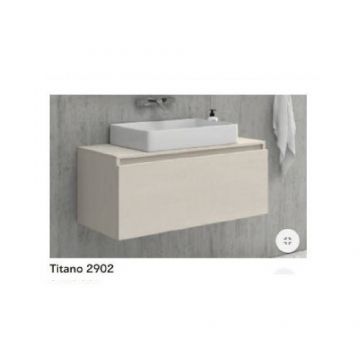 Mobilier Space Karag 80 cm cu lavoar incastrat Quattro 8080 - Dimensiune 80 cm