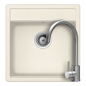 Set chiuveta bucatarie Schock Nemo N-100S+ baterie bucatarie Schock Prima - Culoare Vanilla