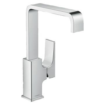 Baterie lavoar, Hansgrohe, Metropol 230, cu ventil, crom