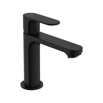 Baterie lavoar Hansgrohe, Rebris S 110, CoolStart, fără ventil, negru mat