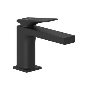 Baterie lavoar Kludi, Decus 85, cu ventil Click-Clack, negru mat