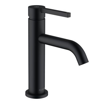 Baterie lavoar, Kludi, Nova Fonte 100, cu ventil, negru mat