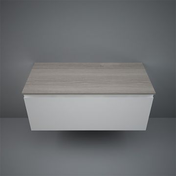 Blat pentru mobilă baie Rak, Plano 100 cm, grey elm