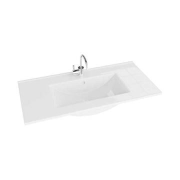 Lavoar pentru mobilier, Spectrum, Flamengo, slim, 80 cm, alb