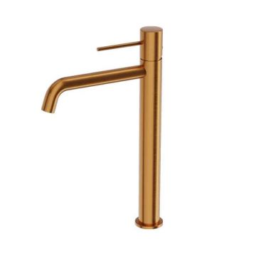 Baterie inalta pentru lavoar LaVita Verdi 220, fara ventil, brushed copper