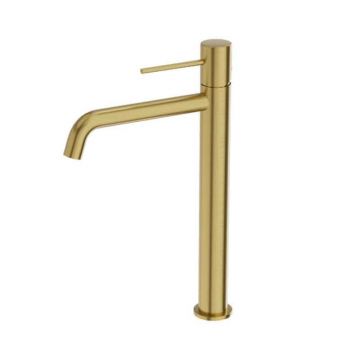 Baterie inalta pentru lavoar LaVita Verdi 220, fara ventil, brushed gold