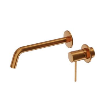 Baterie încastrată pentru lavoar LaVita, Verdi, corp încastrat inclus, brushed copper