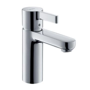 Baterie lavoar Hansgrohe, Metris S, ventil cu tija, crom