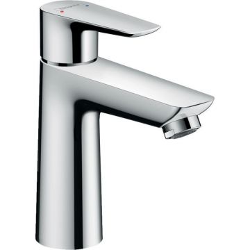 Baterie lavoar, Hansgrohe, Talis E 110, Cu ventil, Crom