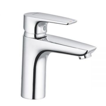 Baterie lavoar Kludi, Pure & Solid, fara ventil, 10 cm, crom