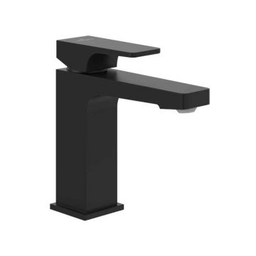 Baterie lavoar, Villeroy & Boch, Architectura Square, fără ventil, negru mat