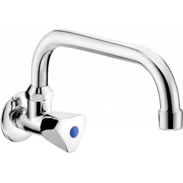 Baterie pentru chiuvetă, montare pe perete, pentru apă rece sau mixtă, , BEZ_050L