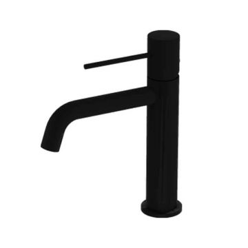 Baterie pentru lavoar LaVita, Verdi 100, fără ventil, negru mat