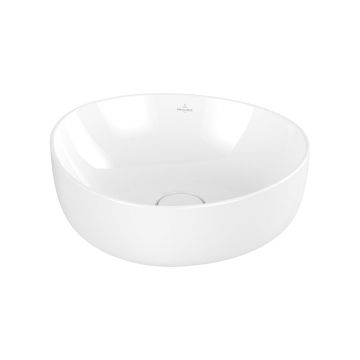 Lavoar asimetric pe blat, Villeroy  Boch, Antao 40, oval, alb