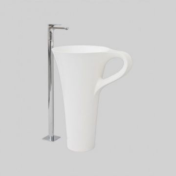 Lavoar freestanding Artceram Cup, alb - Dimensiune 70x50 cm