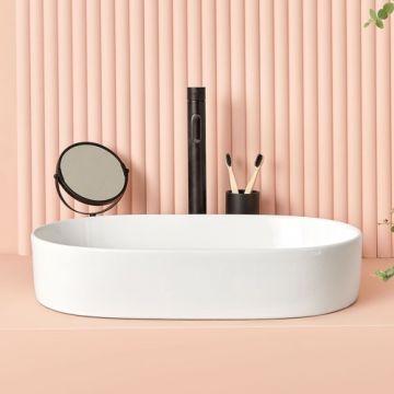 Lavoar pe blat Sanycces Trapani, alb lucios