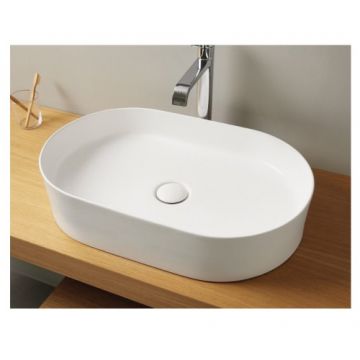 Lavoar pe blat Sanycces Trapani, alb mat