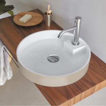 Lavoar pe blat Sanycces Ture, alb/bej mat