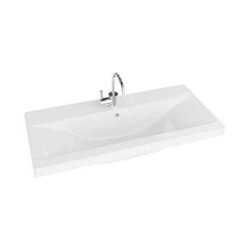 Lavoar pentru mobilier Spectrum, Canari, soft, 80 cm, alb