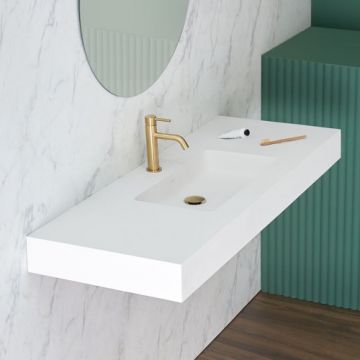 Lavoar Sanycces Cardiff Muro, alb mat - Dimensiune 80x46 cm