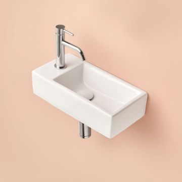 Lavoar Sanycces Mini, alb lucios - Dimensiune 20x40