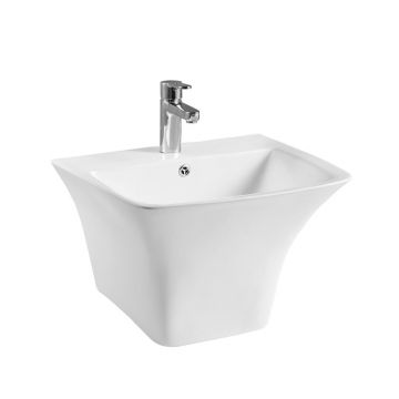 Lavoar suspendat BTW, Fluminia, Menad New, 53 cm, alb