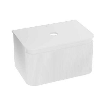 Mobilier pentru lavoar, Spectrum, Milena 80, riflat alb mat