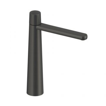 Baterie inalta lavoar Sanycces Dedal, raw metal - Culoare Gri inchis