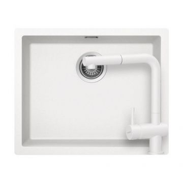 Set chiuveta bucatarie Schock Kaia N-100XL + baterie bucatarie Schock Epos Extensibil - Culoare polaris