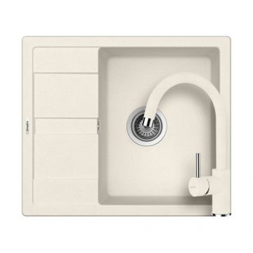 Set chiuveta bucatarie Schock Ronda D-100 + baterie PLUTOS - Culoare Vanilla Schock