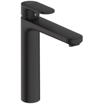 Baterie lavoar Hansgrohe Vernis Blend 190, fara ventil, negru mat - 71582670