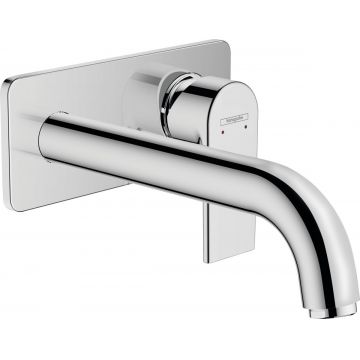 Baterie lavoar Hansgrohe Vernis Shape cu pipa 205 mm, montaj incastrat, crom - 71578000