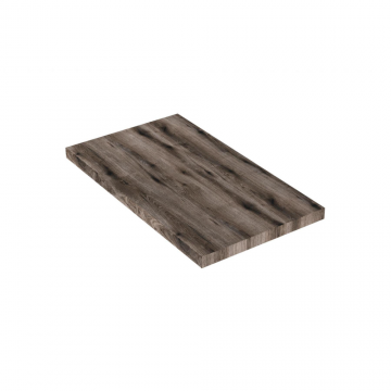 Blat pentru lavoar baie Savini Due Linea, Rovere Fossile, pal, 80 x 46 x 3.8 cm