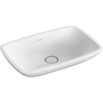 Lavoar pe blat Loop & Friends, Villeroy & Boch 59cm, finisaj alb